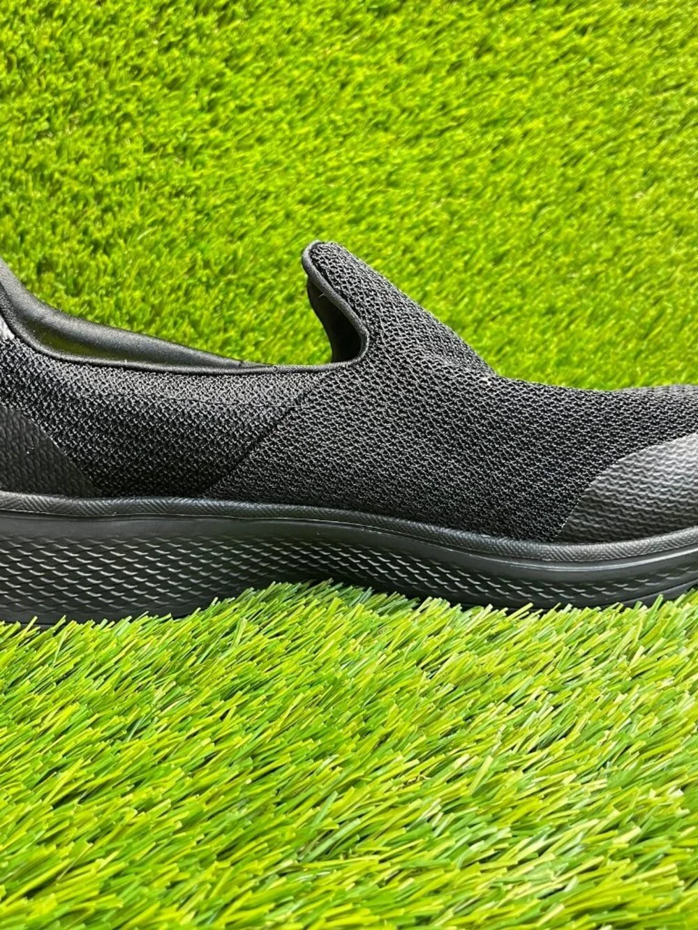 Skechers Go Walk 4 Mens Size 13 Black Classic Walking Slip-On Shoes Sneakers